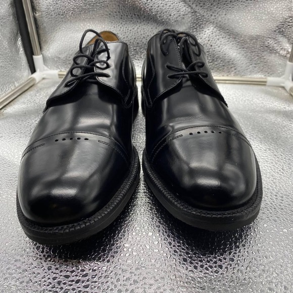 Johnston & Murphy Signature Series Bradford Oxfords Shoes Mens 8 Black Leather main image 6